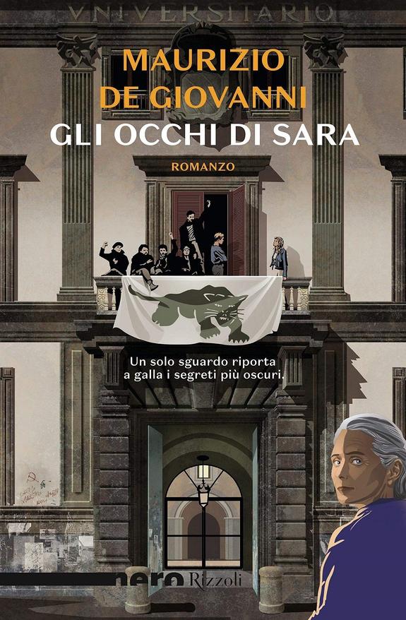 copertina libro con donna in primo piano e balcone su sfondo
