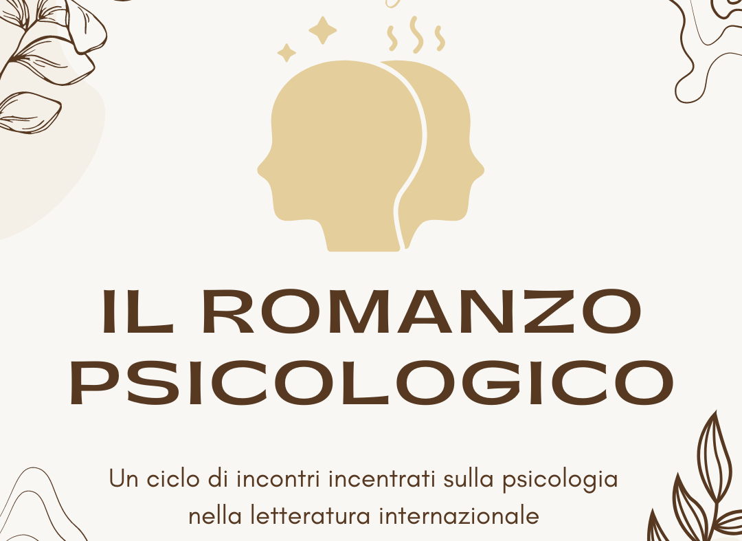 Locandina ciclo di incontro romanzo psicologico