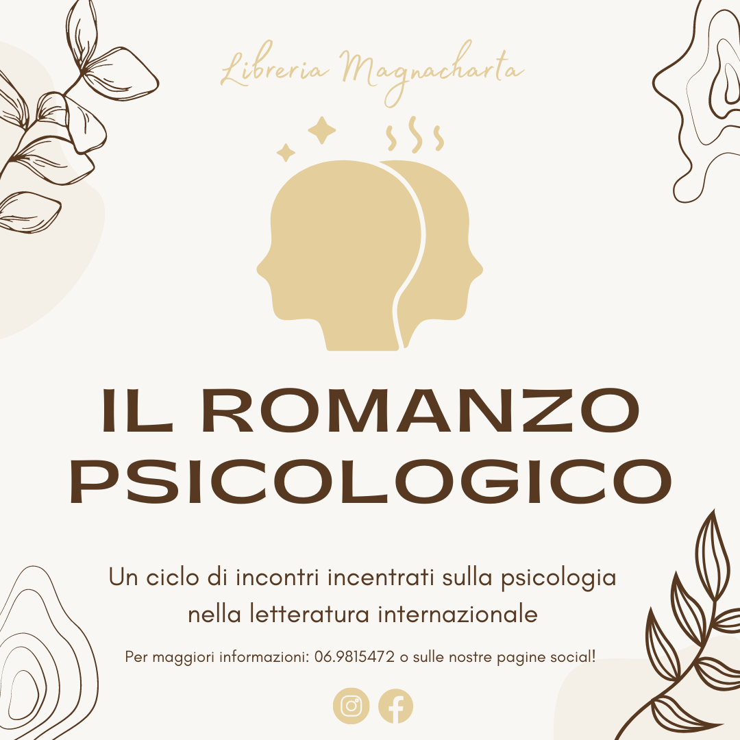 Locandina ciclo di incontro romanzo psicologico